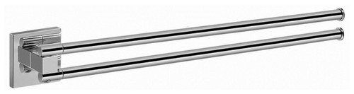14in Brass Towel Bar in Polished Chrome