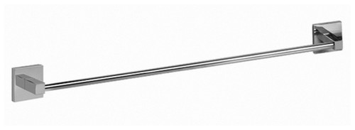 24in Brass Towel Bar in Polished Chrome