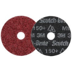 Scotch-Brite™ Precision Heavy Duty Surface Conditioning Disc, HD-DH, Medium 150+, 4-1/2 in x 7/8 in, 50 ea/Case