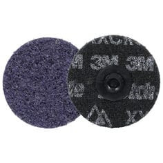 Scotch-Brite™ Roloc™ Precision Heavy Duty Surface Conditioning Disc, HD-DS, X-Extra Coarse 60+, TS, 3 in, 25/Carton, 100 ea/Case
