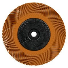 Scotch-Brite™ Precision Radial Bristle Brush, PN-RB, 80+, 7-5/8 in x 1 in x 1-1/4 in, Type C, with Flange, 2 ea/Case