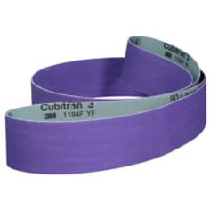 3M™ Cubitron™ 3 Cloth Belt 1184F, 80+ YF-weight, 3 in x 72 in, Film-lok, Single-flex