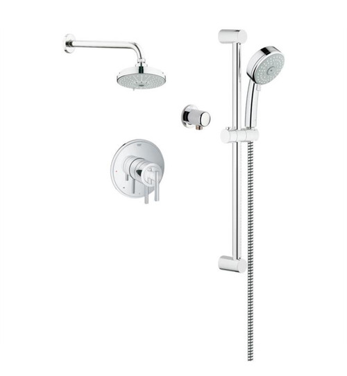 Timeless Pressure Balance Valve Dual Function Shower Kit