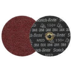 Scotch-Brite™ Precision Heavy Duty Surface Conditioning TN Quick Change Disc, HD-DN, Medium 150+, 7 in, 25 ea/Case