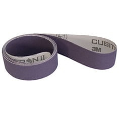 3M™ Cubitron™ II Cloth Belt 726A, 180+ J-weight, 3 in x 118 in, Film-lok, Full-flex, 50 ea/Case