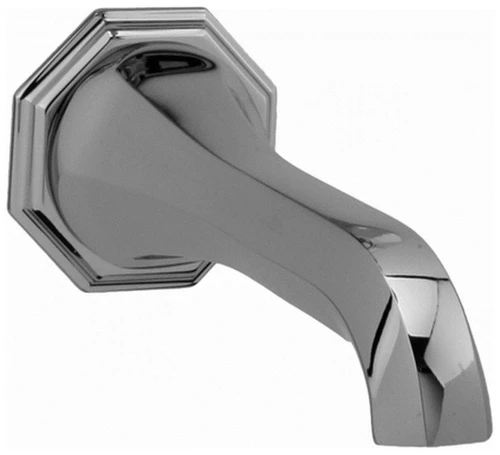 Tub Spout Less Diverter with 7in Reach in Polished Chrome