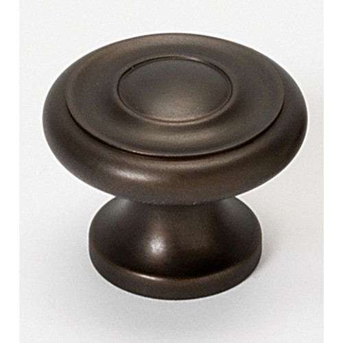 A1047-CHBRZ Knob Traditional 1-in in Chocolate Bronze