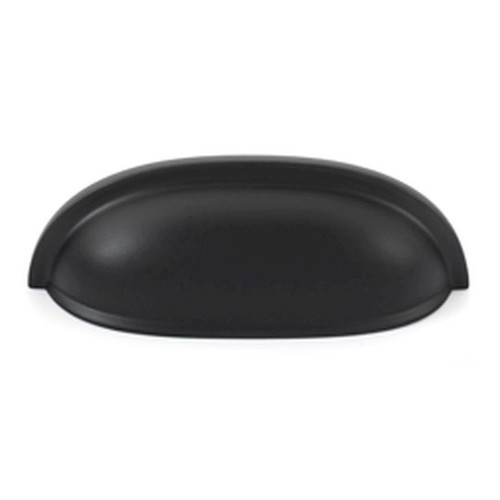 A1262-MB Cup Pull Modern in Matte Black A1262-MB Cup Pull Modern in Matte Black