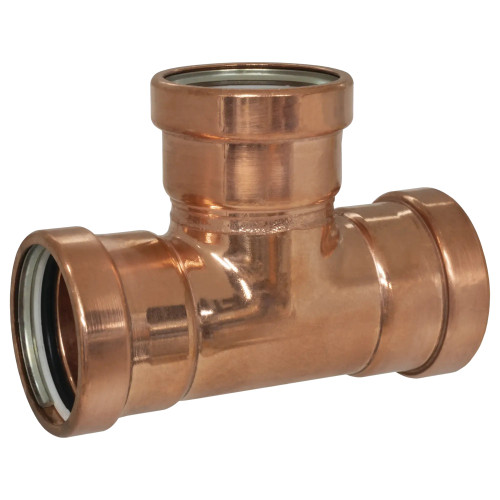 PC611XLC 4 in. x 4 in. x 1 in. Pro-Connect Press - XLC Copper Tees