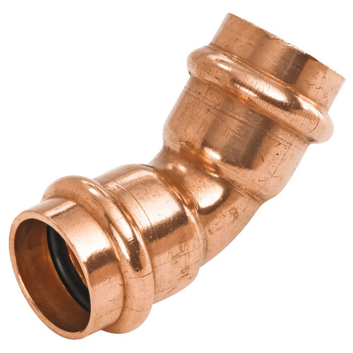 PC606 2 in. 45° Elbow P x P - Wrot Copper
