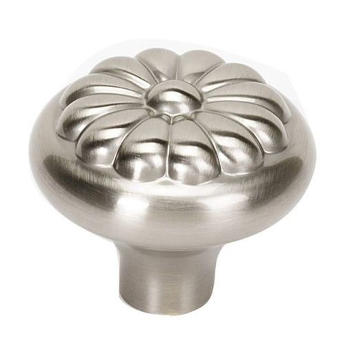 Bella A1452-SN Knob Traditional 1-1/2-in in Satin Nickel