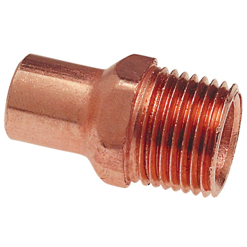 604-2 3/4 in. x 3/4 in. Fitting Adapter Ftg x M - Wrot (Order in Multiples of 25)
