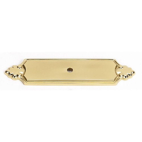 Bella A1454-PB Backplate Traditional 4-1/4-in in Polished Brass Bella A1454-PB Backplate Traditional 4-1/4-in in Polished Brass
