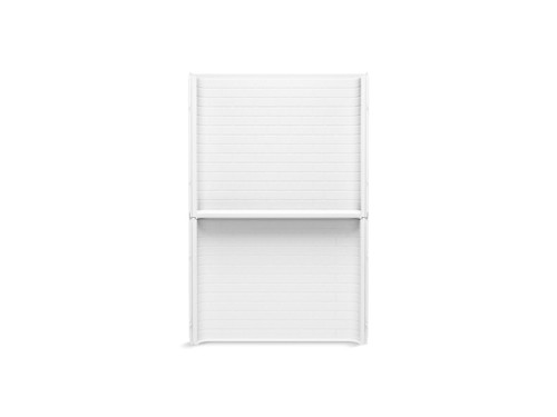 48" x 72-1/4" Vikrell(R) shower back wall with Aging in Place backerboards