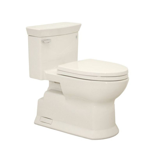 One Piece Elongated 1.28 GPF ADA Toilet with Double Cyclone Flush System and SanaGloss - Seat Included in Sedona Beige One Piece Elongated 1.28 GPF ADA Toilet with Double Cyclone Flush System and SanaGloss - Seat Included in Sedona Beige