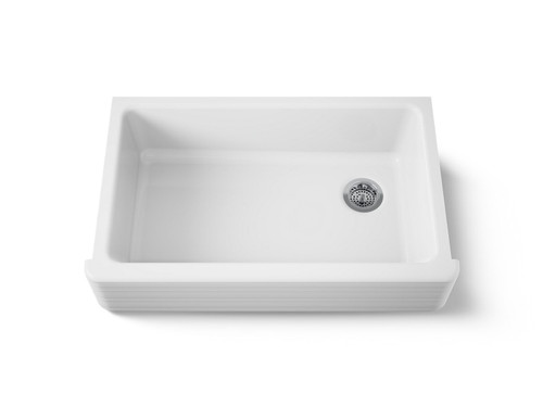 35-11/16" undermount single-bowl farmhouse kitchen sink