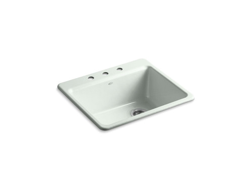 25" top-mount single-bowl kitchen sink