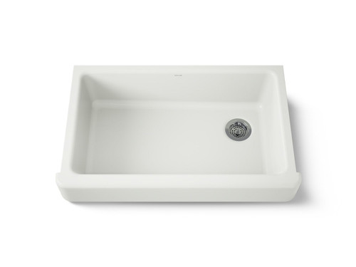 35-1/2" undermount single-bowl farmhouse kitchen sink