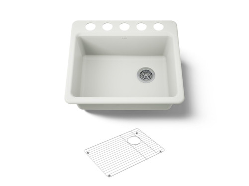 25" undermount single-bowl kitchen sink