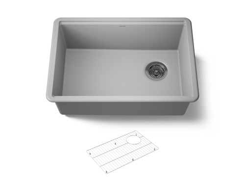 26-1/2" undermount single-bowl kitchen sink
