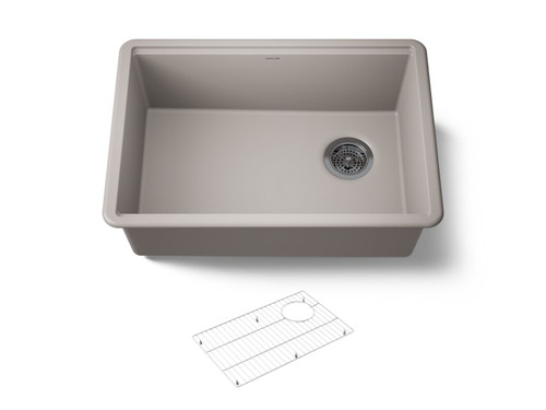 26-1/2" undermount single-bowl kitchen sink