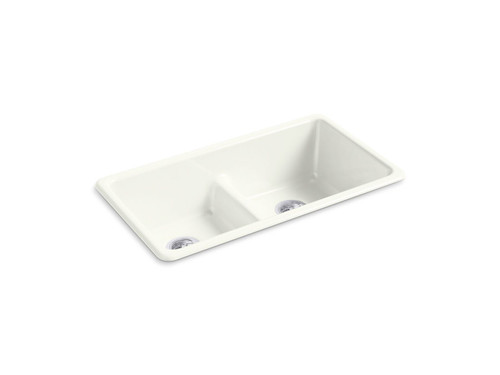 Smart Divide(R) 33" top-/undermount double-bowl kitchen sink