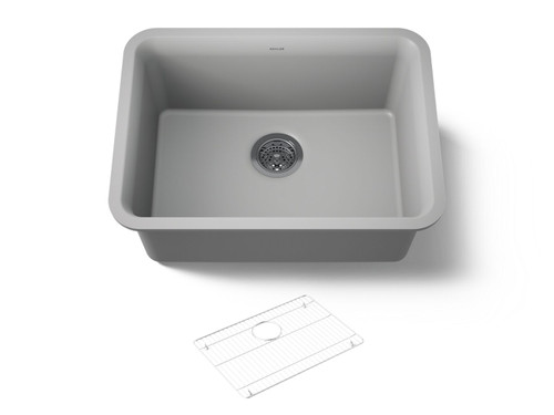 24-1/2" undermount single-bowl kitchen sink