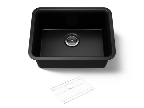 24-1/2" undermount single-bowl kitchen sink