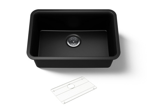 27-1/2" undermount single-bowl kitchen sink