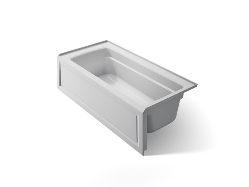 66" x 32" alcove bath with Bask(R) heated surface, right drain