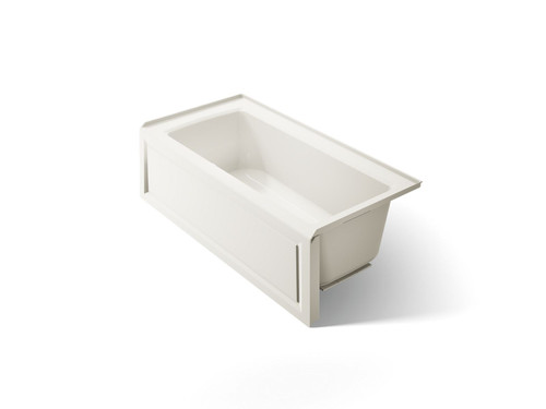 60" x 30" alcove bath with Bask(R) heated surface, right drain
