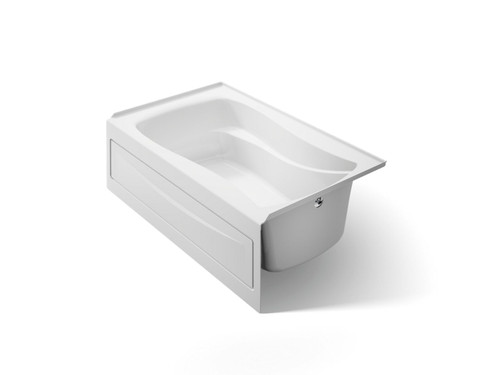 60" x 36" alcove bath, right drain