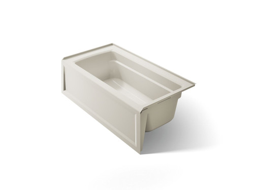 60" x 32" alcove bath with Bask(R) heated surface, right drain