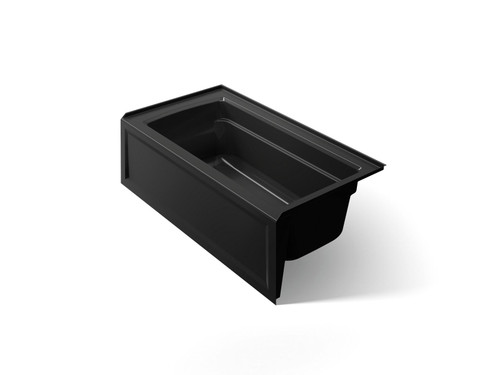 60" x 32" alcove bath with Bask(R) heated surface, right drain