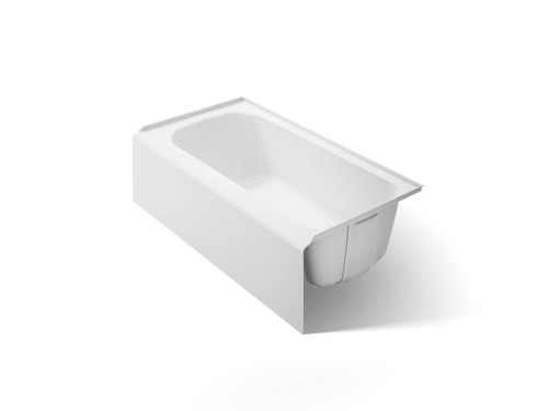 60" x 32" alcove bath, right drain