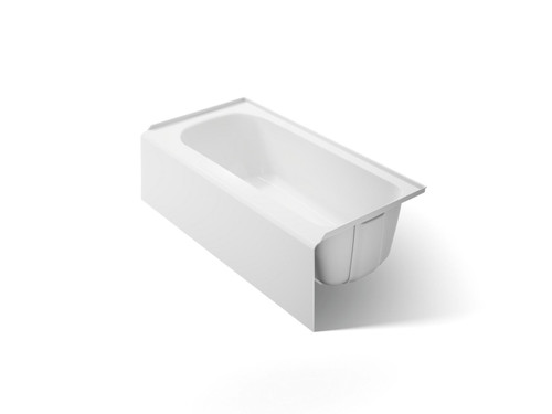 60" x 30" alcove bath, right drain
