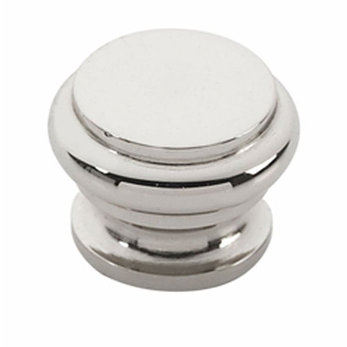 Knob Traditional 1/2-in in Polished Chrome