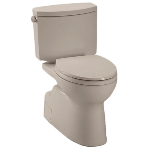 1.28 GPF Two-Piece Elongated Toilet with SanaGloss and Double Cyclone Technologies - Seat Not Included in Bone 1.28 GPF Two-Piece Elongated Toilet with SanaGloss and Double Cyclone Technologies - Seat Not Included in Bone