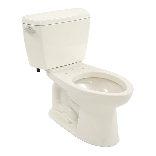 Two Piece Elongated 1.28 GPF Toilet with E-Max Flush System - Seat Not Included in Sedona Beige