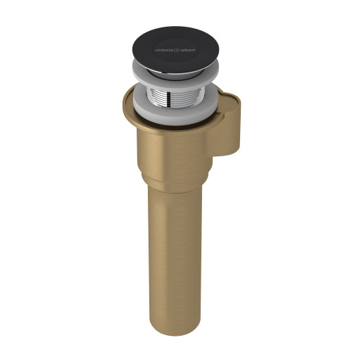 IntelliDrain(TM) Push Drain for Victoria + Albert(R) Bathtubs Without an Overflow Hole