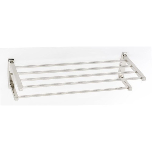 Alno Cube A6526-24-PN Modern Towel Rack in Polished Nickel Alno Cube A6526-24-PN Modern Towel Rack in Polished Nickel