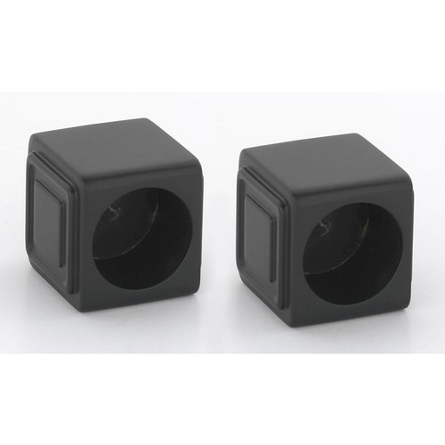 Cube A6546-BRZ Modern Shower Rod Brackets 2-in in Bronze Cube A6546-BRZ Modern Shower Rod Brackets 2-in in Bronze