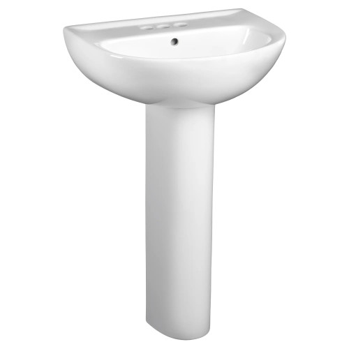 Evolution 4-Inch Centerset Pedestal Sink Top and Leg Combination