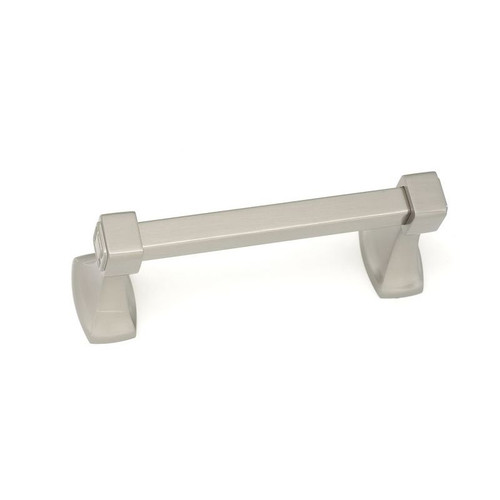 Cube A6562-SN Modern Tissue Holder in Satin Nickel