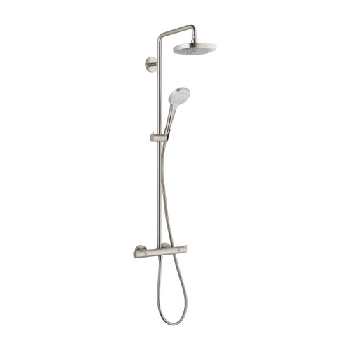 Croma Select E Showerpipe 180 2-Jet, 1.8 Gpm in Brushed Nickel
