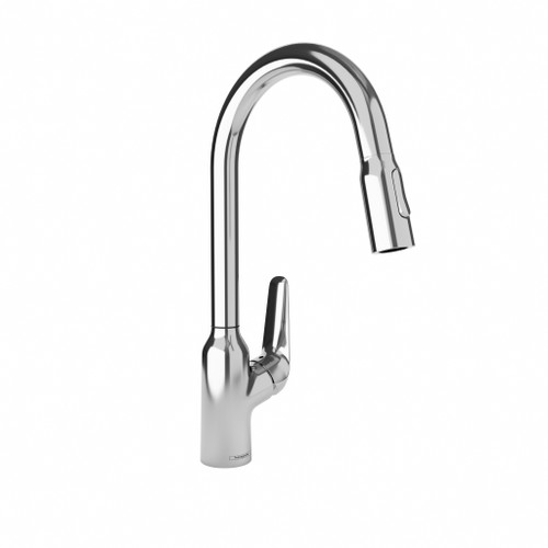 Focus N Higharc Kitchen Faucet, 2-Spray Pull-Down, 1.75 Gpm in Chrome