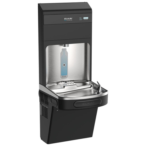 Pro Filtration Bottle Filling Station & Single Ada Cooler Refrig Ultra-Capacity Lead + Uv Protection Bk