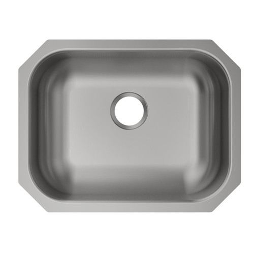 Stainless Steel Sink 23-1/2" X 18-1/4" X 5-1/2" Undermount Single Bowl 20 Gauge Pack Of 10