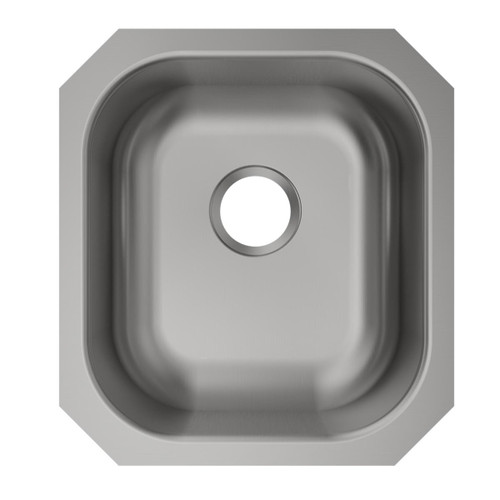 Stainless Steel Sink 16-1/2" X 18-1/4" X 5-1/2" Undermount Single Bowl 20 Gauge Pack Of 10