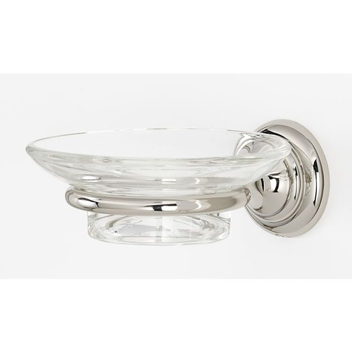 Soap Dish Transitional in Polished Nickel Soap Dish Transitional in Polished Nickel